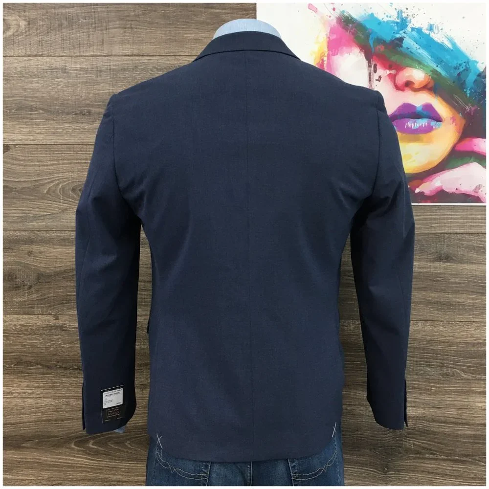 New 14TH Union Mens Blazer Sport Coat Casual Button Jacket 42R Extra‎ Slim Suits